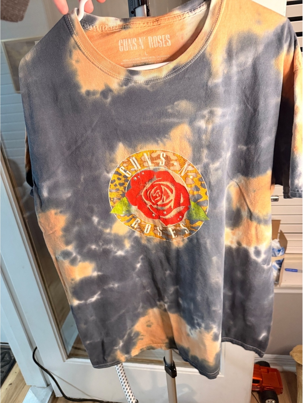 Guns N Roses tie dye graphic T shirt